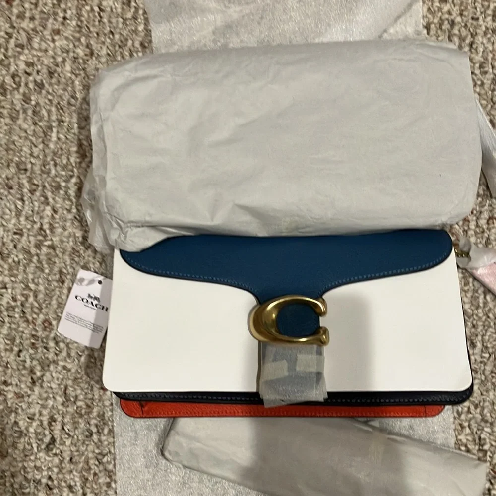 Coach Tabby Shoulder Bag 26 In Colorblock 76105 - Picture 10 of 13